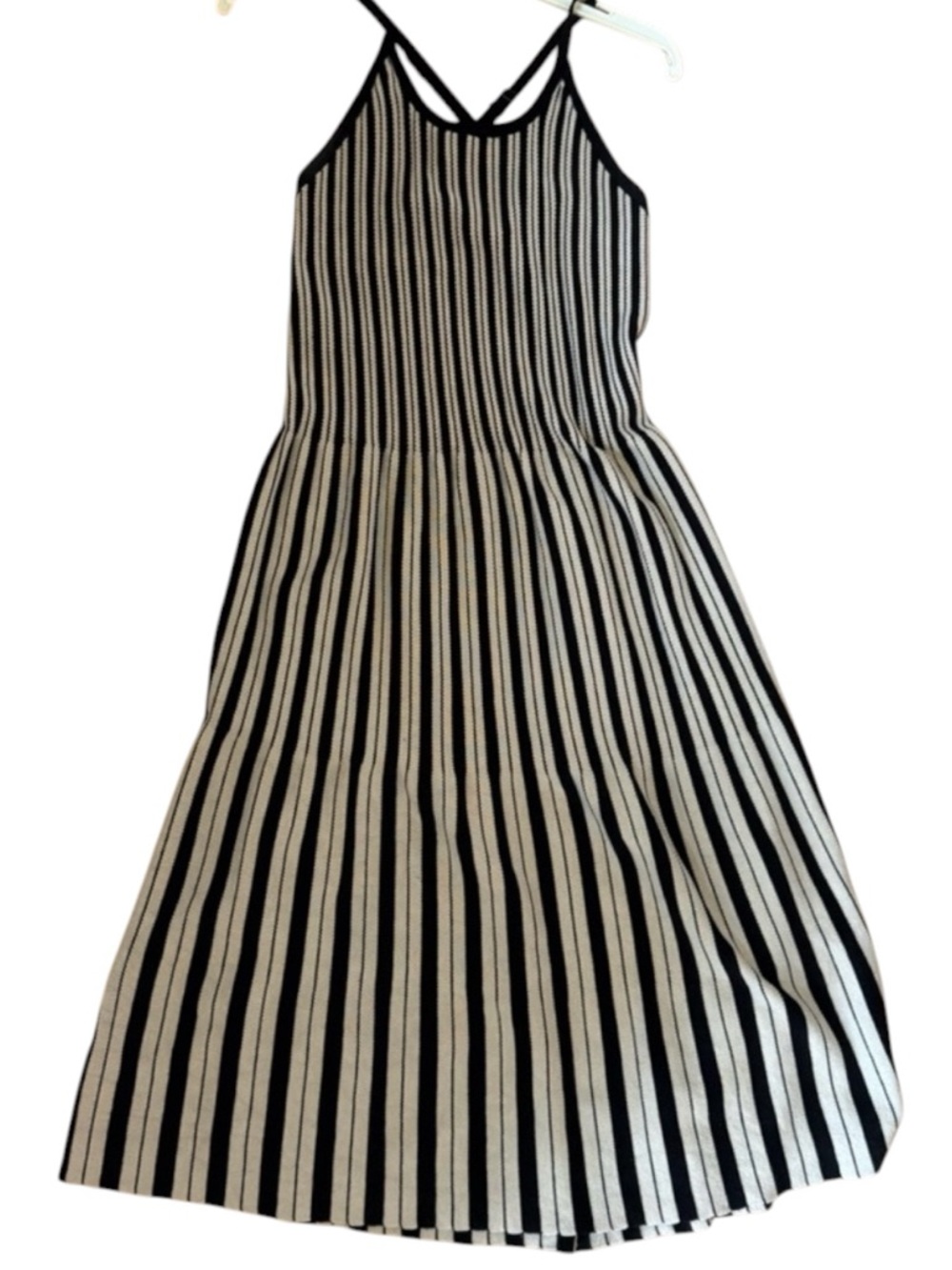 Women’s A New Day black and cream striped dress size XS